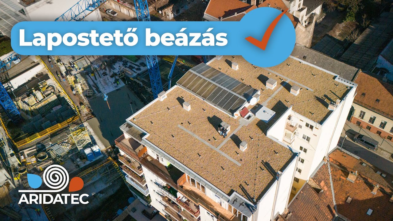 Lapostető vízszigetelésének felújítása a XIII. kerületben